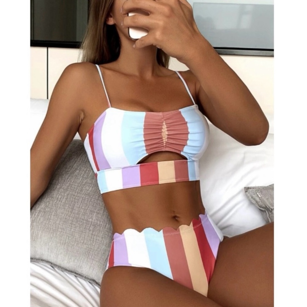 Women’s striped bikini